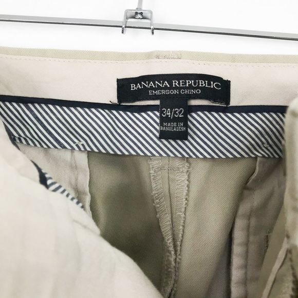 Banana Republic Khaki Emerson Straight Chino Pants - Picture 5 of 8